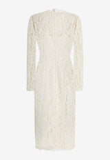 Cordonetto Lace Midi Dress
