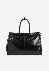 Buffalo Leather Shopping Tote