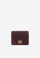 Matelassé Lambskin Quilted Wallet