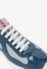 Calf Leather and Mesh Sneakers