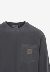 Loose Pocket Long-Sleeved T-shirt