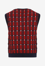 Sleeveless Wool Knitted Vest