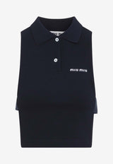 Sleeveless Polo T-shirt