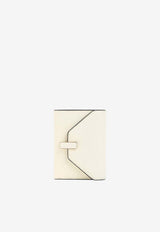 Iside Calf Leather Tri-Fold Wallet