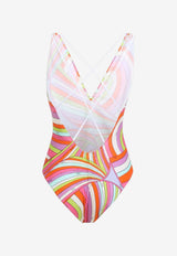 Iride Print One-Piece Swimsuit