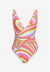 Iride Print One-Piece Swimsuit