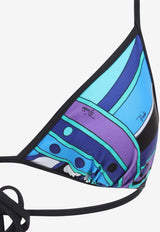 Vivara Print Triangle Bikini Top