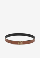 Loewe Reversible Anagram Leather Belt Brown E821Z26X03DLE/T_LOEW-2544