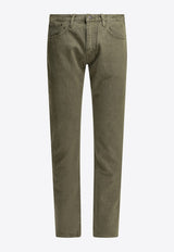 Ralph Lauren Straight-Leg Herringbone Twill Jeans Green 782911174001OLIVE_e2613bc6-ff59-4199-81c0-2b9c377e7c26