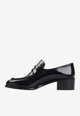 Prudence Brushed Leather Penny Loafers