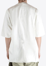 Rick Owens DRKSHDW Jumbo Graphic Print T-shirt White DU01F4274RIGEP4_0911