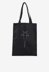 Rick Owens DRKSHDW Pentagram Tote Bag Black DA01F4431NVCEM8_0908