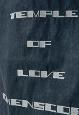 Rick Owens DRKSHDW Temple of Love Owenscorp Denim Tote Bag Black DA01F4431DBKM12_0908