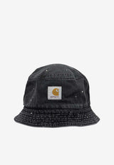 Carhartt Wip Belmar Paint Splatter Denim Bucket Hat Black I03701989.EJ_a5120535-b1b6-47b3-9515-1c8b2130b565
