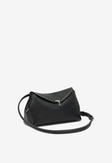 Toteme T-Lock Leather Clutch Bag Black 234-WLGBG423-LE0030-001BLACK_3e5492a5-bd14-4ebc-9bf0-54e554faebde