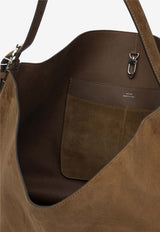 Toteme Medium Suede Tote Bag Brown 234-WAL853-LE0004-105TAN_bf89c6d1-776b-43bc-8b3b-e467bfc53675