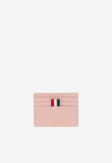 Thom Browne Grosgrain Stripe Logo Cardholder Pink MAW031L00198_641