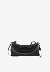 Alaïa Medium Le Click Calf Leather Shoulder Bag Black AA1S01430CA332--999