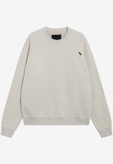 Prada Crewneck Logo Sweatshirt White UJL29DOOO1952/T_PRADA-F0K74