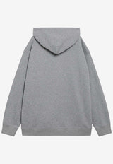 Valentino VLogo Hooded Sweatshirt Gray 9V3MF30KBMN/T_VALE-080