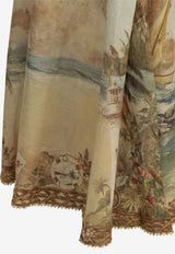 Zimmermann Mahon Printed Flared Midi Dress Multicolor 7895DSS263ISMB_2804229a-90b4-4671-bcb5-557ad7401639