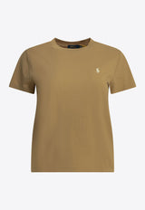 Polo Ralph Lauren Logo Crewneck T-shirt Beige 211B14605026CLASSIC CAMEL_6454fee0-c973-49b5-b218-b5fda47ca47d
