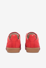 Maison Margiela Replica Leather Low-Top Sneakers Red S58WS0270P7644_T4417