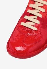Maison Margiela Replica Leather Low-Top Sneakers Red S58WS0270P7644_T4417