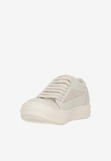 Rick Owens Vintage Low-Top Sneakers in Leather Off-white RO01F6888LCOLVS_31081