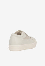 Rick Owens Vintage Low-Top Sneakers in Leather Off-white RO01F6888LCOLVS_31081