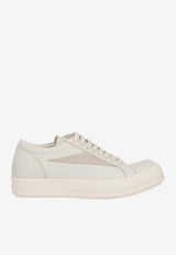 Rick Owens Vintage Low-Top Sneakers in Leather Off-white RO01F6888LCOLVS_31081