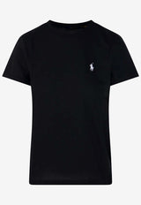 Ralph Lauren Embroidered Logo T-shirt Black 211B14605033_001