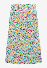 Valentino Printed Silk Midi Skirt Multicolor 9B3RAFC2AE8/T_VALE-CVT
