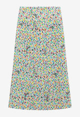 Valentino Printed Silk Midi Skirt Multicolor 9B3RAFC2AE8/T_VALE-CVT