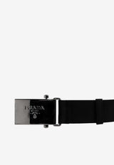 Prada Logo Buckle Belt Black PRDBLCKBLT_BLACK
