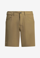 Arc'teryx Kragg Logo Embroidered Shorts Beige X000010411KRAGG CTNCANVAS_5a3f4adc-d742-48e7-8cac-0a3712b621eb