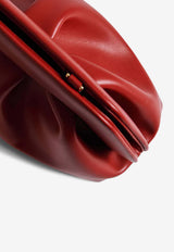 Themoirè Medium Bios Vegan Leather Clutch Bag Red 261WTMBM0OOVF_1557A