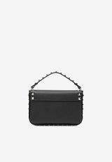 Valentino Rockstud Leather Pouch Bag Black 9W2P0W07VSH/T_VALE-0NO