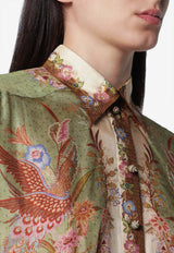 Zimmermann Indra Floral Print Silk Shirt Multicolor 8686TSS262SI/T_ZIMM-KS
