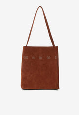Small Museo Suede Tote Bag