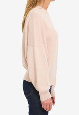 Khaite Margaux Cashmere Knit Pullover Pink 9560650--666