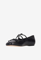 Marc Jacobs Kiki Ballet Flats in Smooth Leather Black 2F5FFL001F16_001
