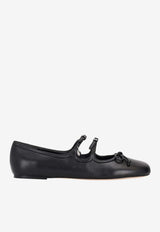 Marc Jacobs Kiki Ballet Flats in Smooth Leather Black 2F5FFL001F16_001