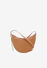 Longchamp Small Le Foulonné Leather Crossbody Bag Brown 10337021/T_LONG-M74
