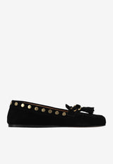 Isabel Marant Faxel Suede Leather Loafers Black MC0030FAD1A18S_01BK