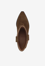 Isabel Marant Duerto Suede Cowboy Boots Brown BO0003FAA1A03S_67DO
