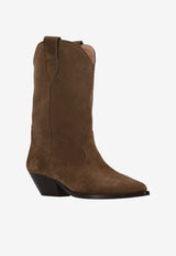 Isabel Marant Duerto Suede Cowboy Boots Brown BO0003FAA1A03S_67DO
