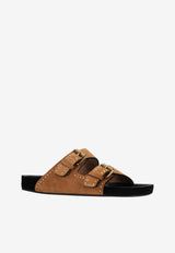 Isabel Marant Lennyo Studded Suede Sandals Brown SD0118FAB2B11S_50CT