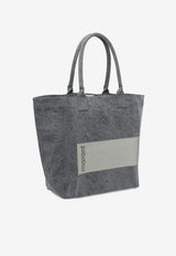 Isabel Marant Small Yenky Canvas Tote Bag Gray PM0001FBD1X07M_02FK