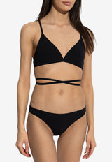 Isabel Marant Solange Wrap Bikini Top Black SG0003FCD1P01I_01BK